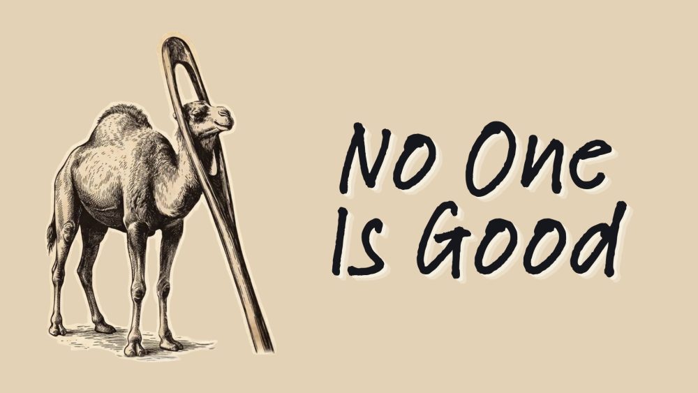 No One Is Good